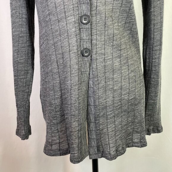Intimissimi Charcoal Button-Up Cardigan - Picture 5 of 10